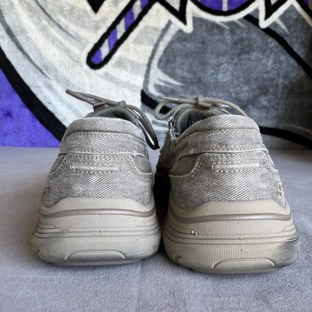 Size 11 - Skechers Mens Canvas Relaxed Fit Oxfords Shoes 204011 TPE